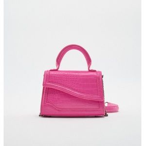 ZARA Mini City Bag with Asymmetric Flap - New with Tags